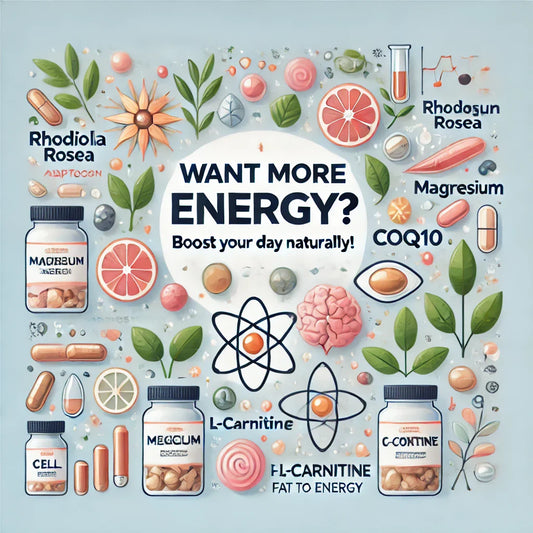 Natural supplements to boost your energy levels without caffeine.