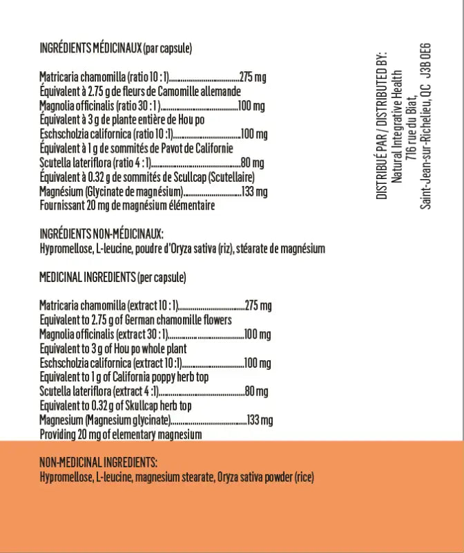 Herbal night 2.0 Sleep Optimizing Supplement