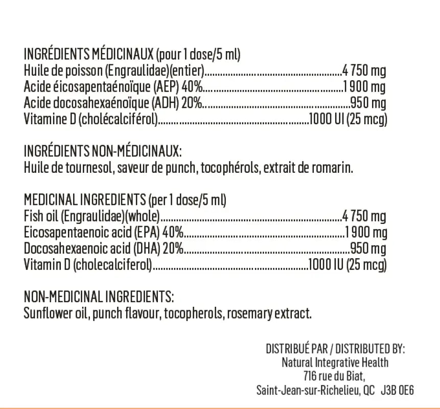 Liquid EPA-DHA General Health Supplement